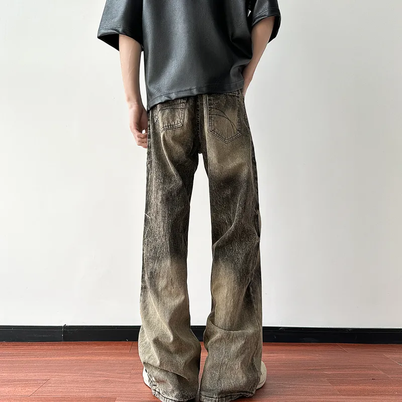 FISHGALAXY Jeans Unisex Yellow Mud-5