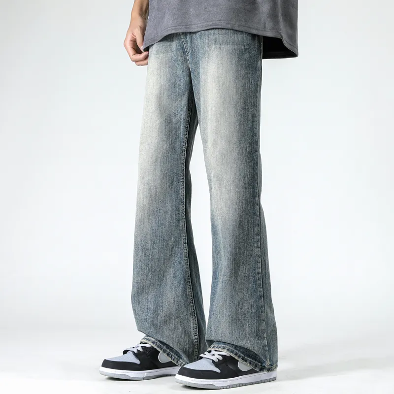 FISHGALAXY Jeans Unisex Vintage Blue-2