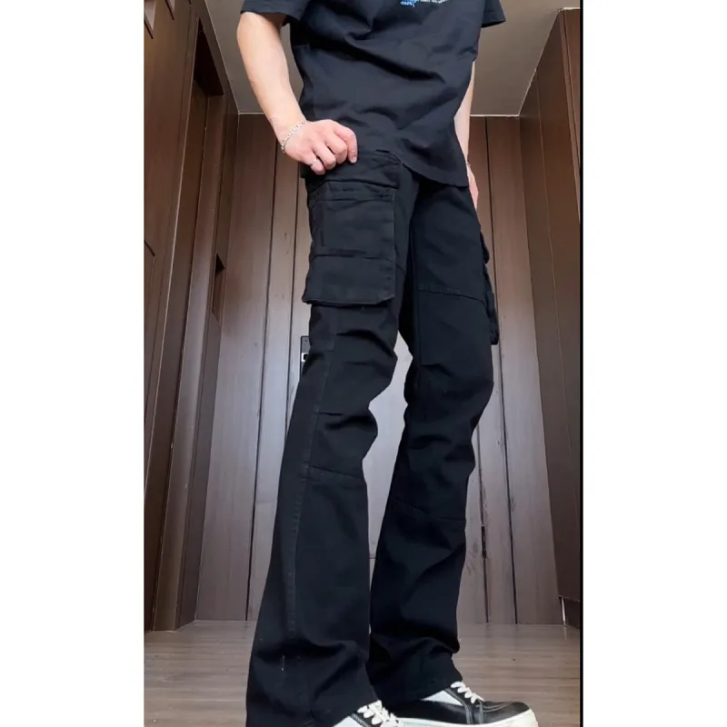 FISHGALAXY Jeans Unisex Black-6
