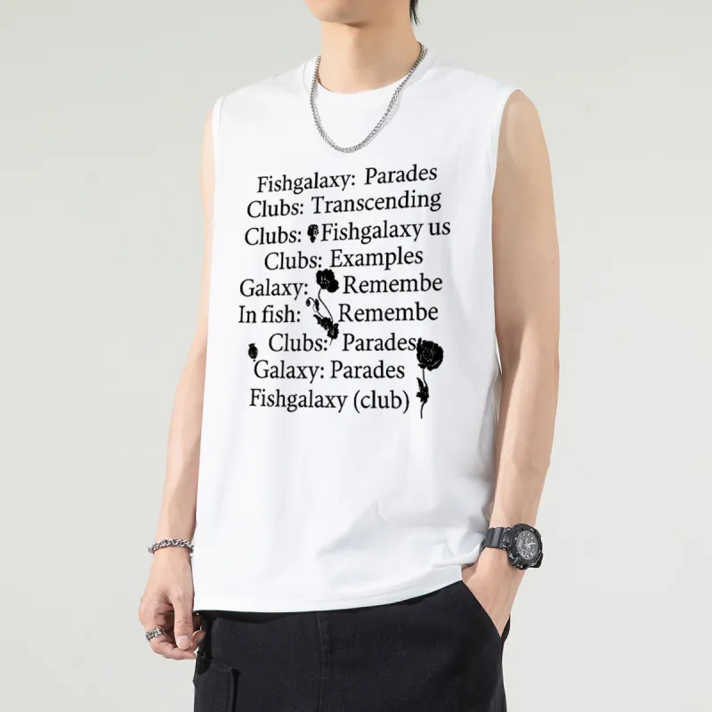 FISHGALAXY Tank Tops Unisex-6