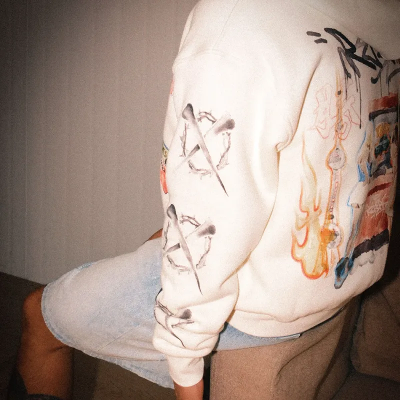 RESERFF x YARD Sweatshirt Unisex Ecru-5