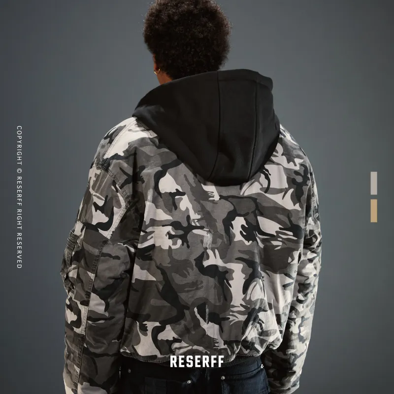 RESERFF Colorful Hooded Puffer Jacket Unisex-2