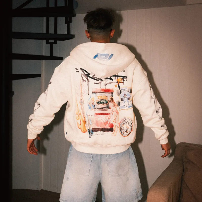 RESERFF x YARD Sweatshirt Unisex Ecru-3