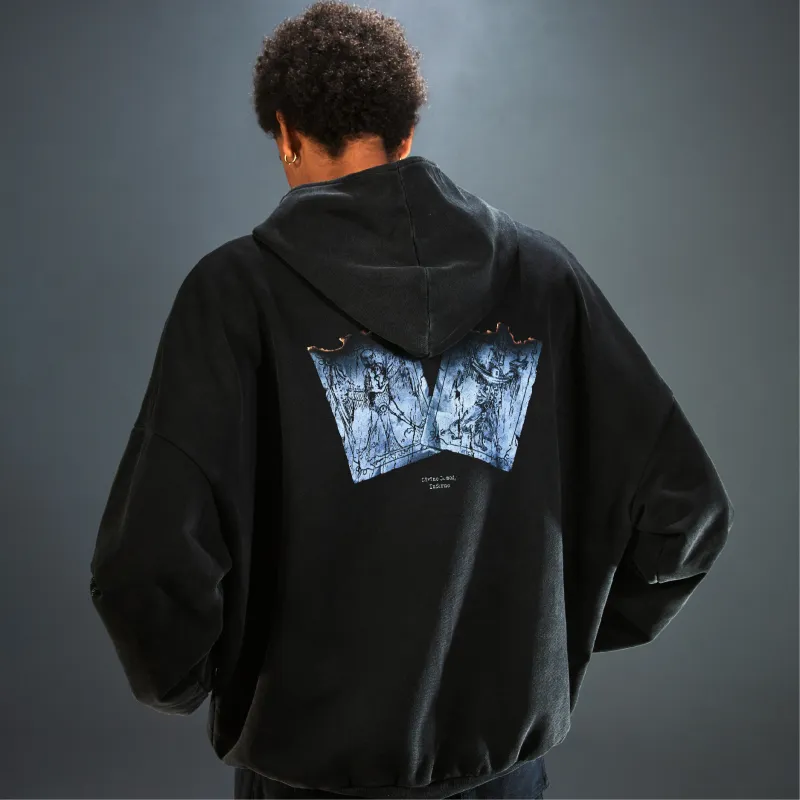 RESERFF Sweatshirt Unisex Vintage Gray-4