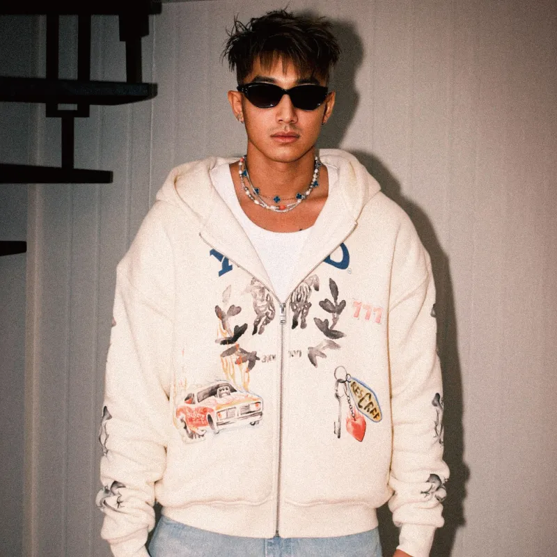 RESERFF x YARD Sweatshirt Unisex Ecru-4