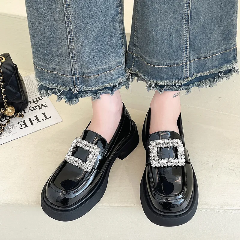 MIS. DANNY Loafers Women's Black-4