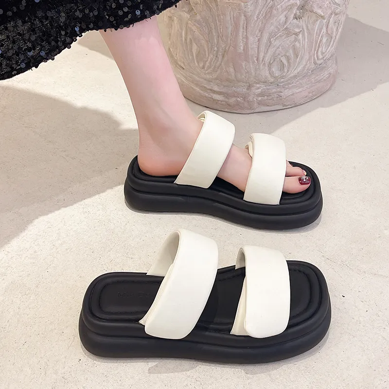 MIS. DANNY Slide Slippers 5cm Women's-7