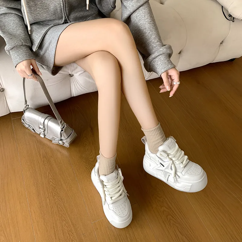 MIS. DANNY Height Increasing Low-Top Skateboard Shoes 6cm Women's-7