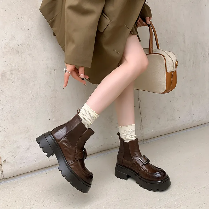 MIS. DANNY Chelsea Boots 6CM Women's-3