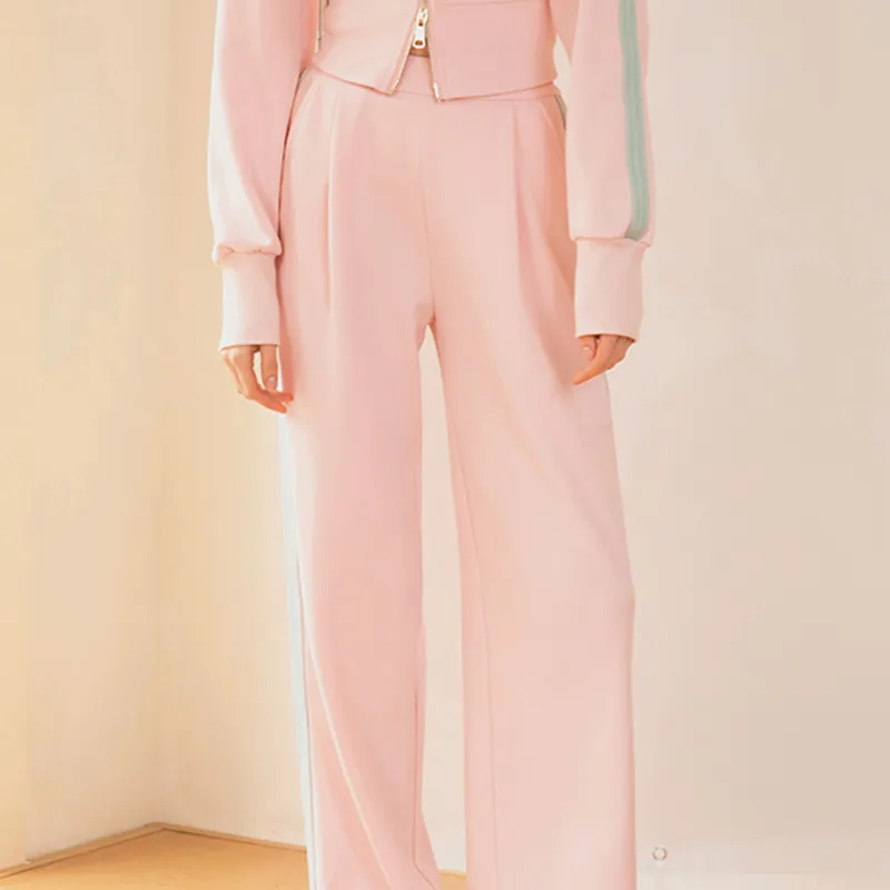 PP Casual Pants Women's Pink-2