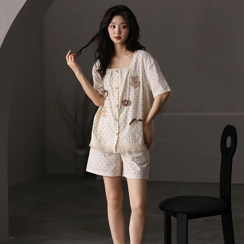 X QINGE Women's Pajama Sets-3