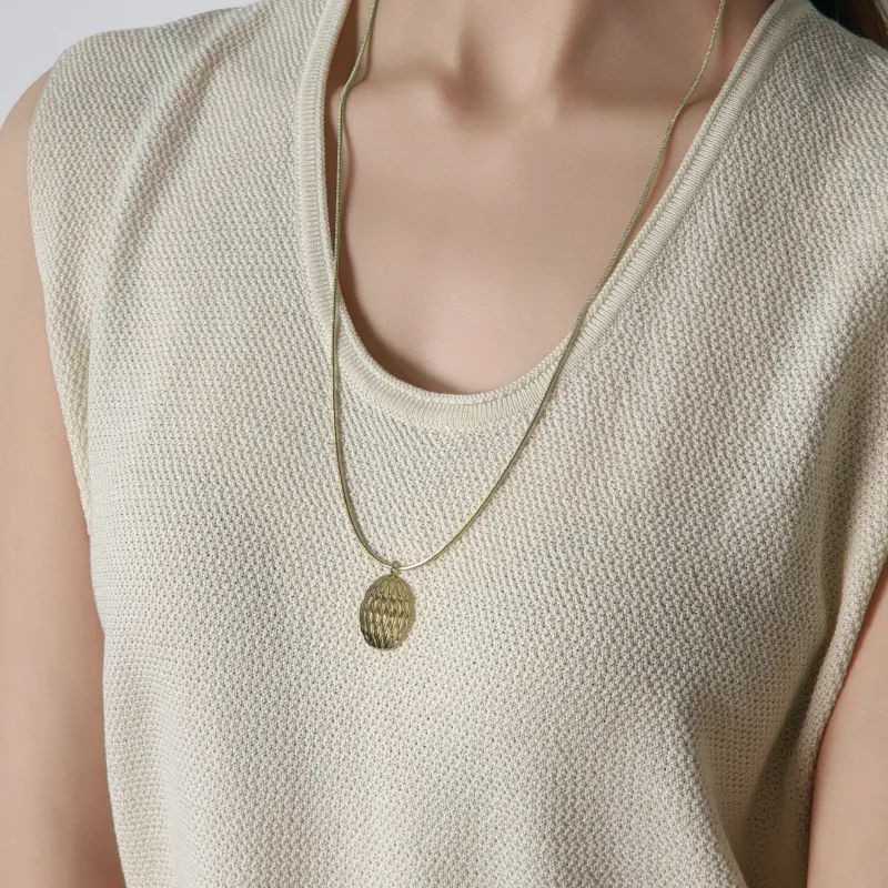 Juunngle Lab Gold Plated Copper Necklaces Unisex-2