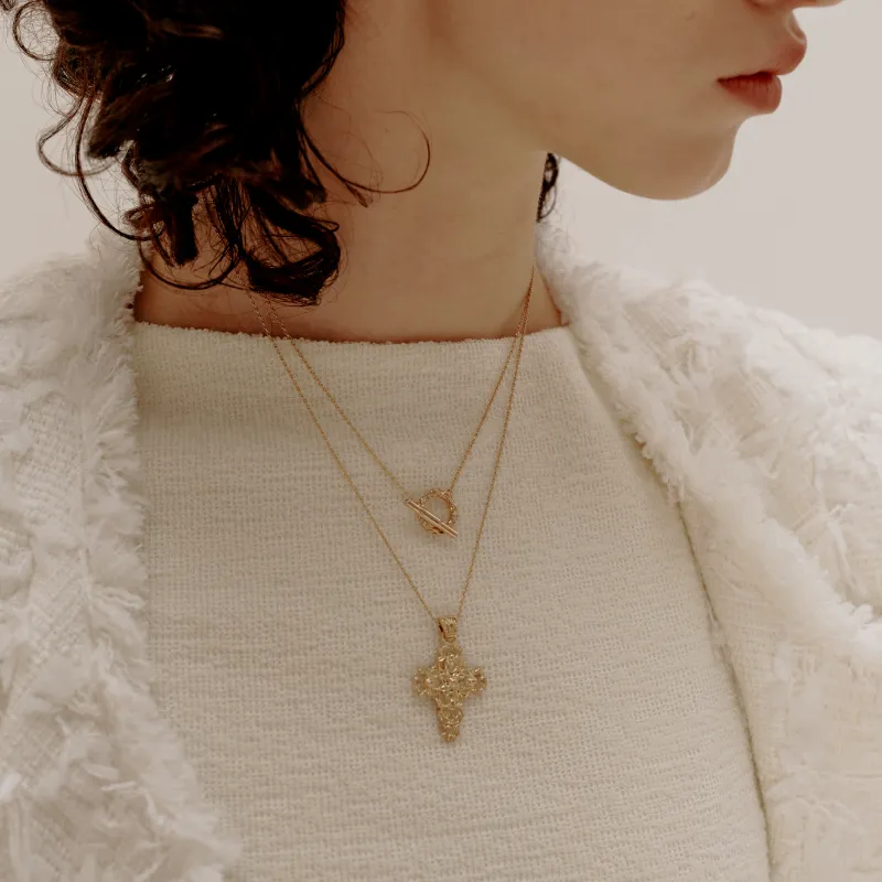 Juunngle Lab Gold Plated Copper Necklaces Women's-4