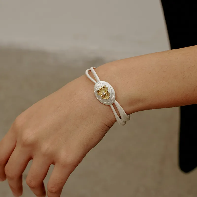 Juunngle Lab 925 Sterling Silver Bangles Women's-3
