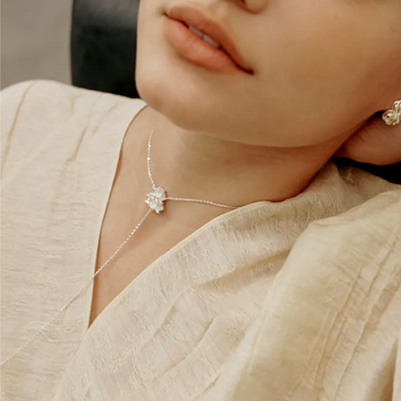 Juunngle Lab 925 Sterling Silver Necklaces Women's-2