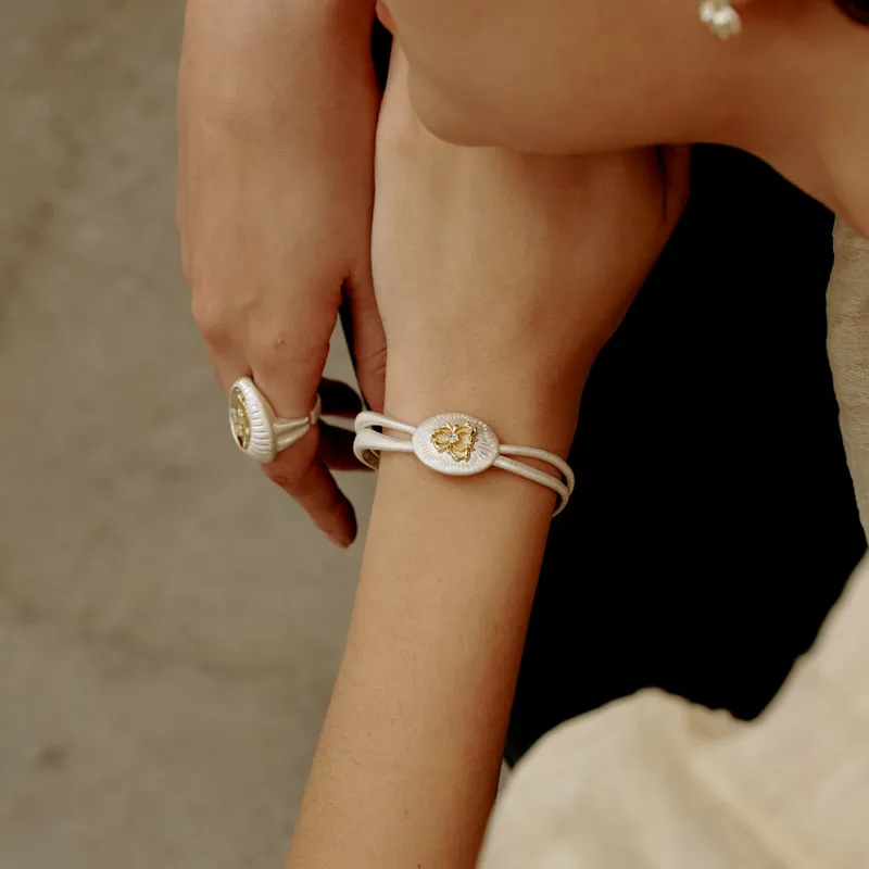Juunngle Lab 925 Sterling Silver Bangles Women's-2