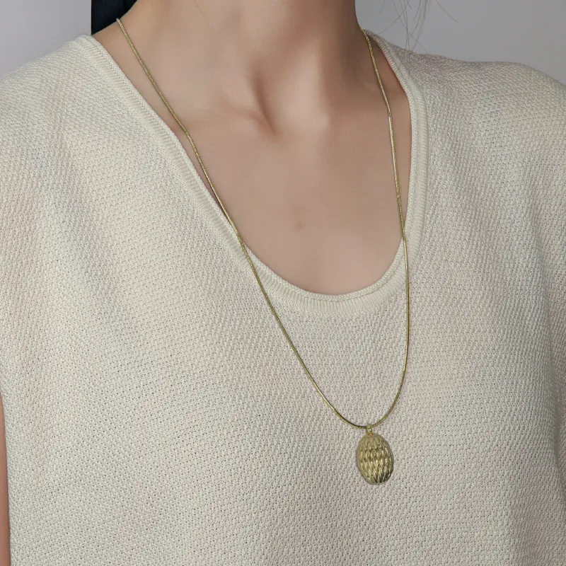 Juunngle Lab Gold Plated Copper Necklaces Unisex-1