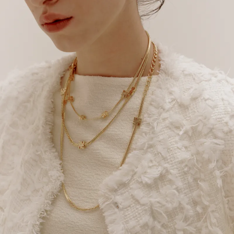 Juunngle Lab Gold Plated Copper Necklaces Women's-3