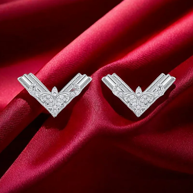CIGA LONG 925 Sterling Silver Stud Earrings Unisex-5