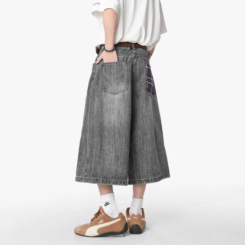 APUNCHLINEWORKSHOP Denim Shorts Unisex-3