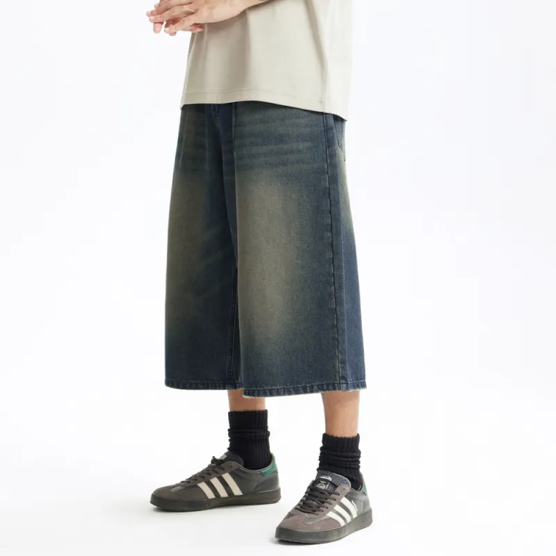 APUNCHLINEWORKSHOP Denim Shorts Unisex-7