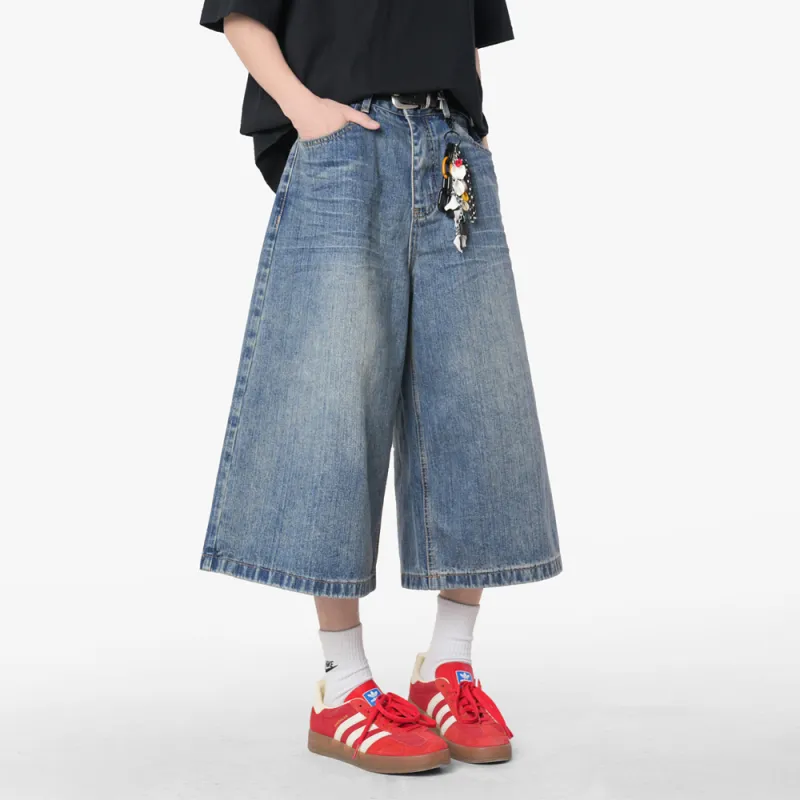 APUNCHLINEWORKSHOP Denim Shorts Unisex-9