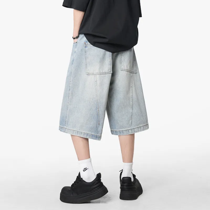 APUNCHLINEWORKSHOP Denim Shorts Unisex-7