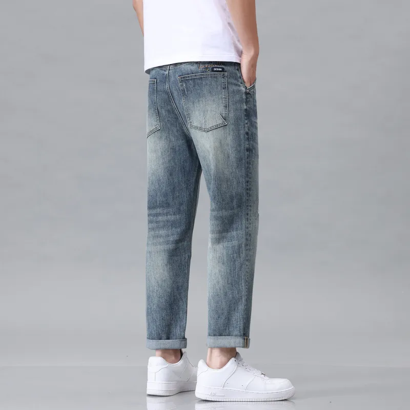 APUNCHLINEWORKSHOP Jeans Men Blue-4