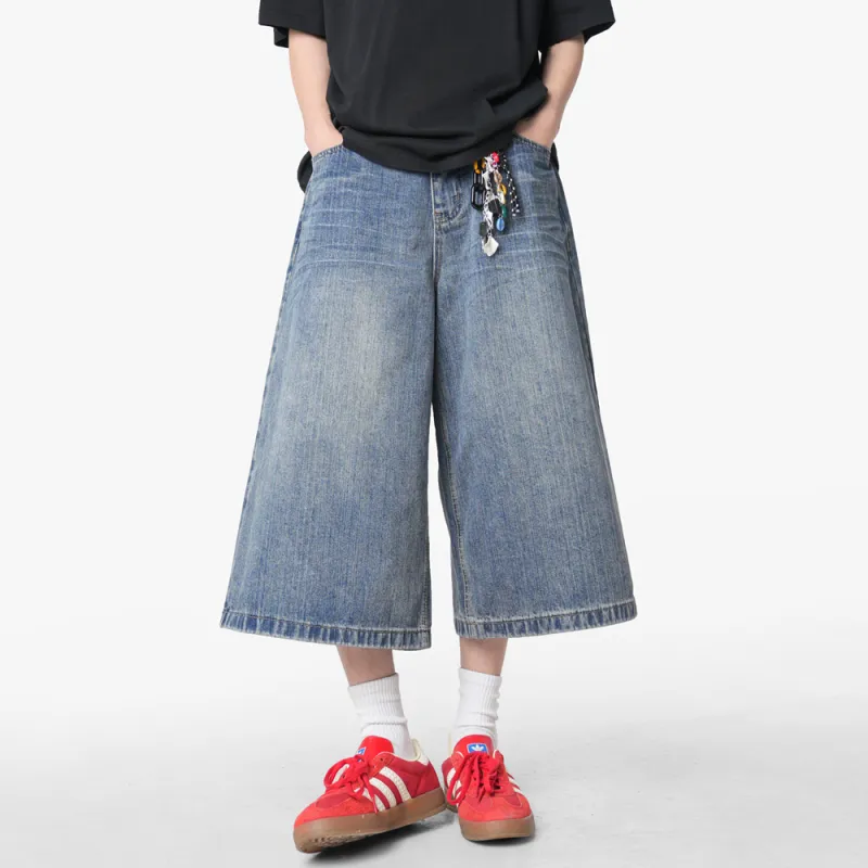 APUNCHLINEWORKSHOP Denim Shorts Unisex-8