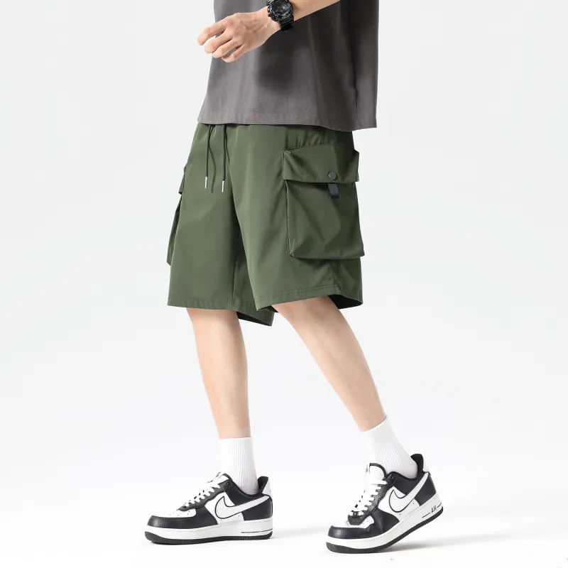 Genderless Trendy Brand 'Casual And Cool' Five Button Cargo Shorts Unisex-30