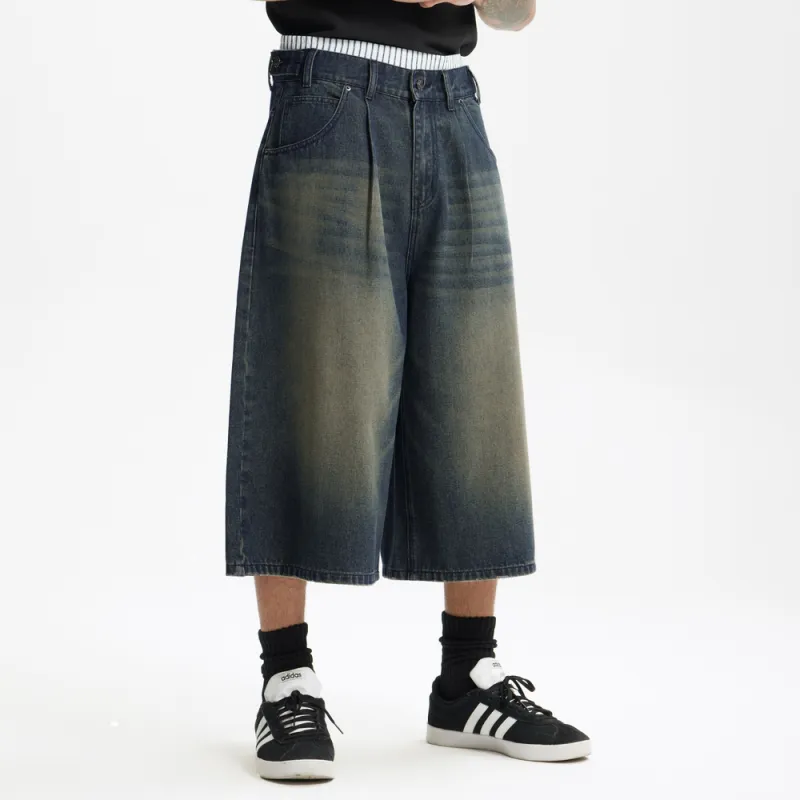 APUNCHLINEWORKSHOP Denim Shorts Unisex-6