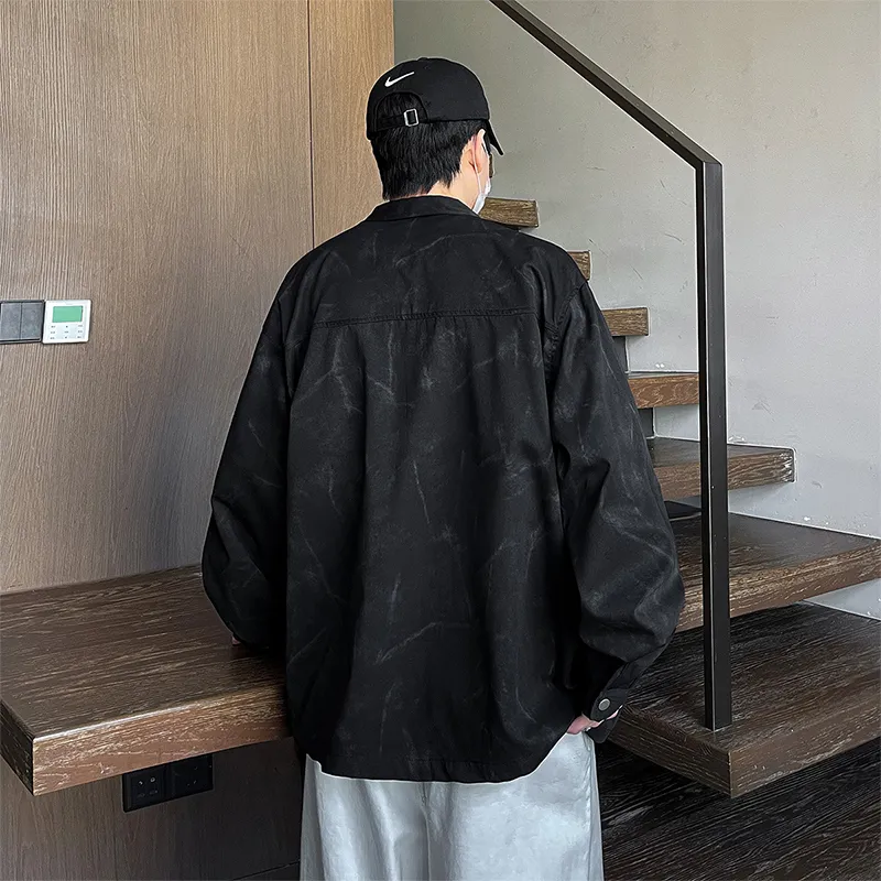 APUNCHLINEWORKSHOP Spring Summer Long Sleeved Thin Shirt For Men Unisex-6