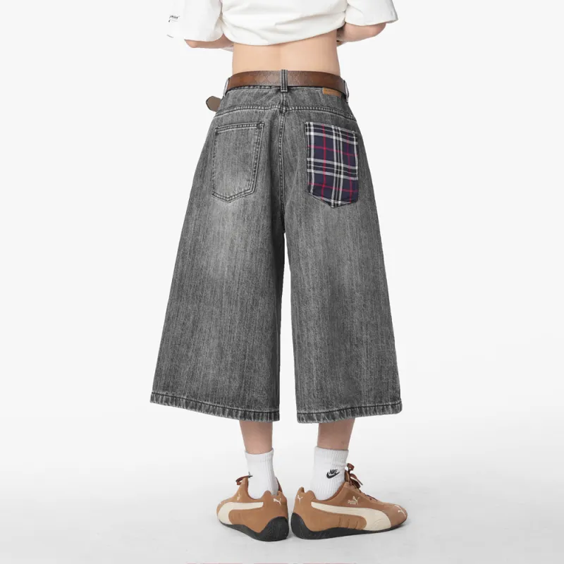 APUNCHLINEWORKSHOP Denim Shorts Unisex-4