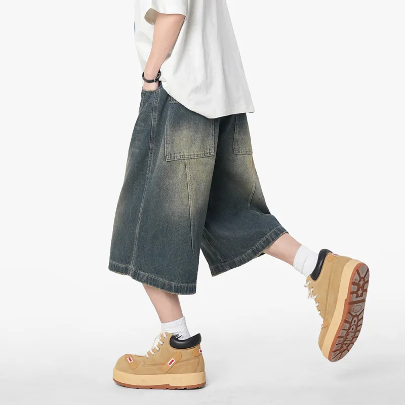 APUNCHLINEWORKSHOP Denim Shorts Unisex-3