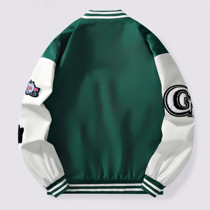 APUNCHLINEWORKSHOP Baseball Jacket Unisex-3