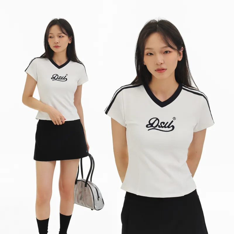DESSUU Set in Sleeve T Shirt Women's-1