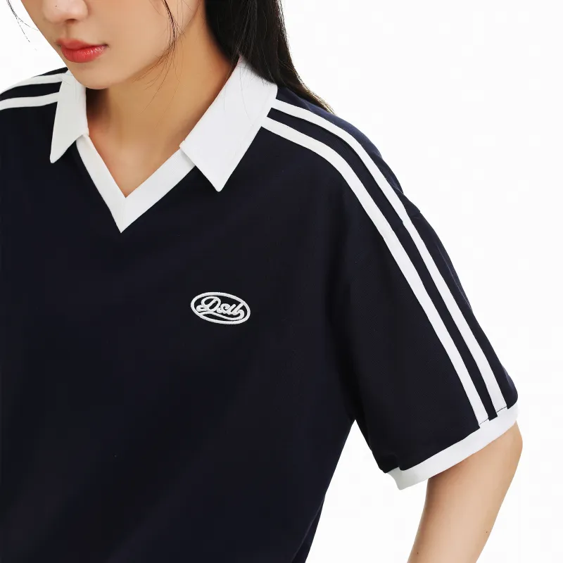 DESSUU Regular T Shirt Women's Navy Blue-3