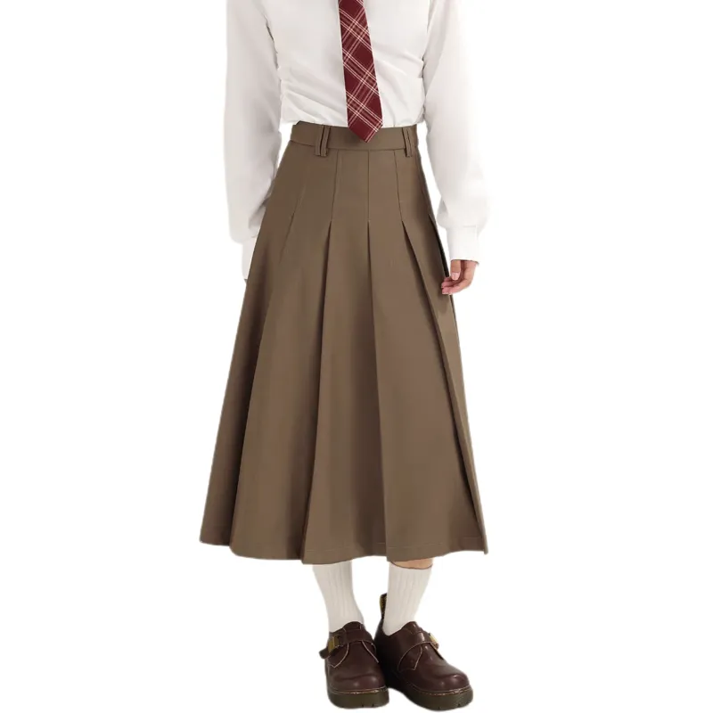 DESSUU Casual Long Skirts Women's-3