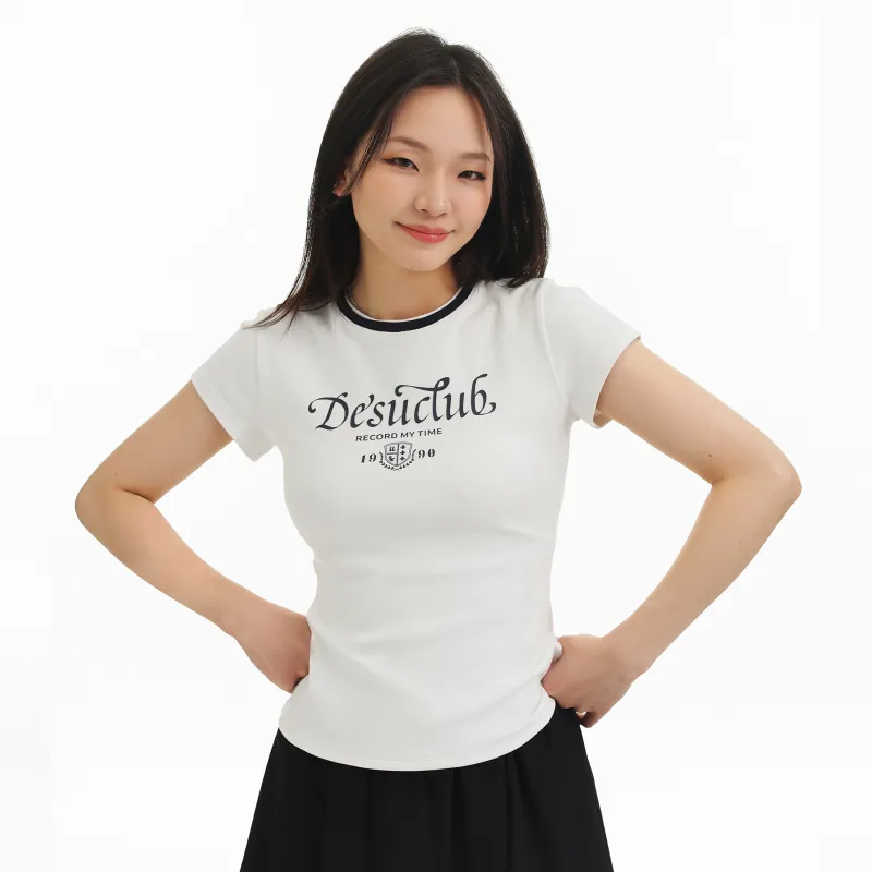 DESSUU T Shirts Women's White-2