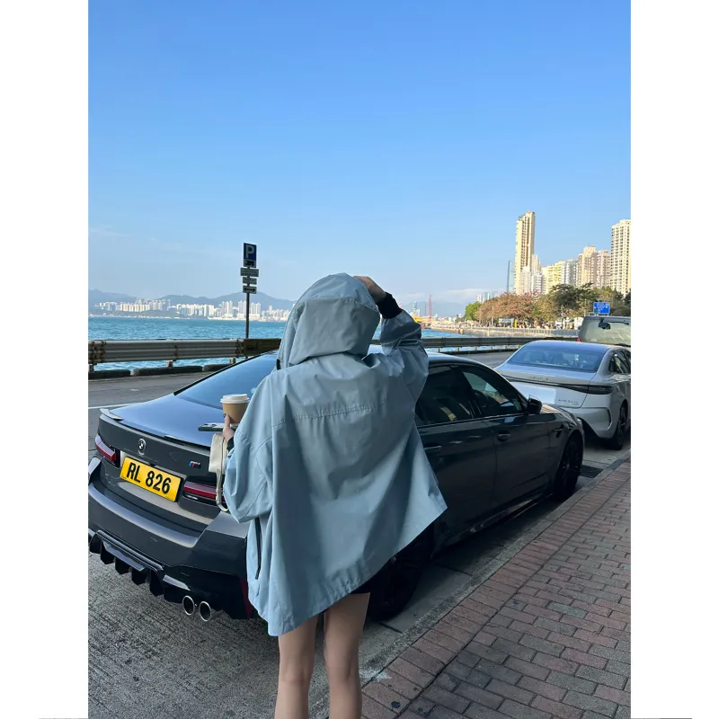 Le Alfashionline Waterproof And Windproof Windbreaker Jacket Women's-7