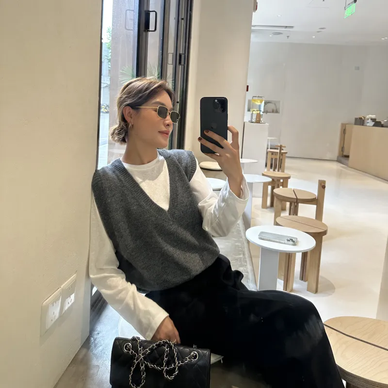 Le Alfashionline Casual Pants Women's Black-3