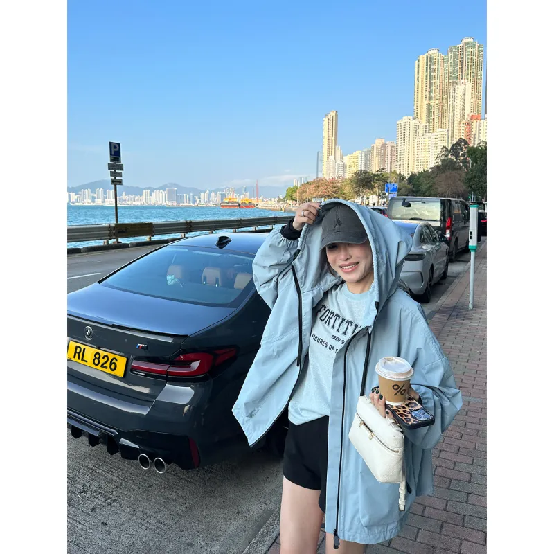 Le Alfashionline Waterproof And Windproof Windbreaker Jacket Women's-6