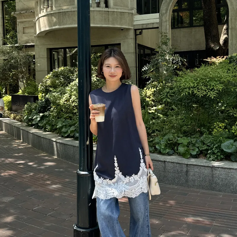 Le Alfashionline Sleeveless Dress Women's-3