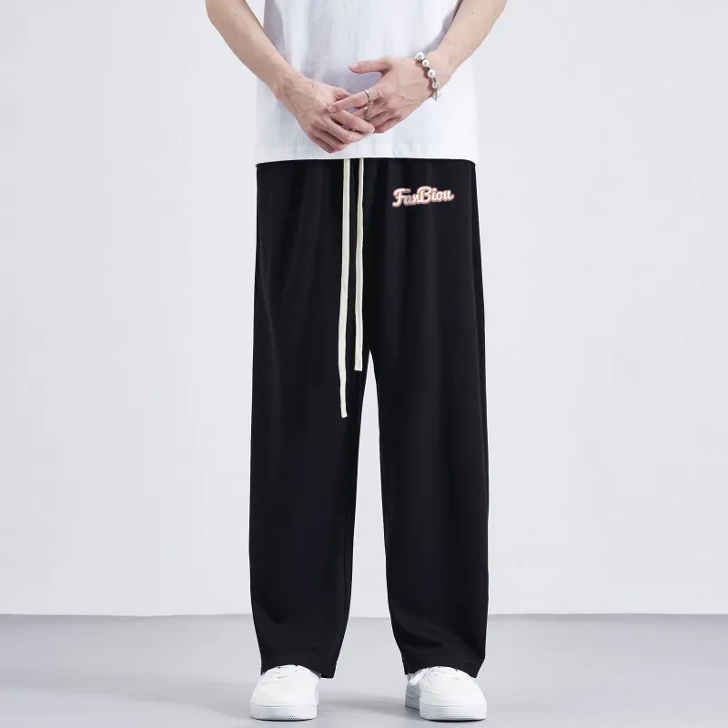 FANBIOU Casual Pants Unisex Black-2