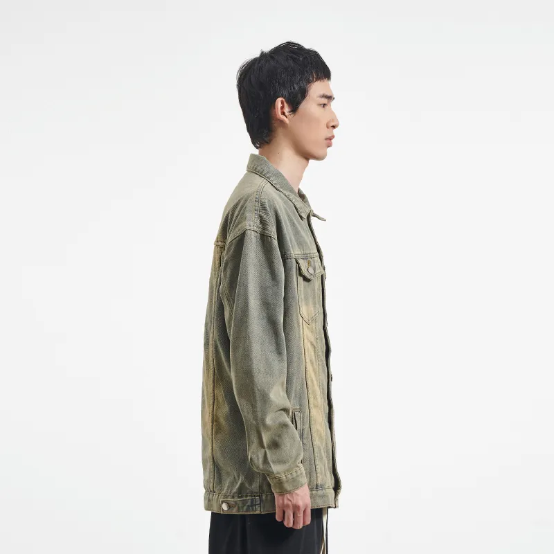 FANBIOU Jackets Unisex Yellow Mud-7