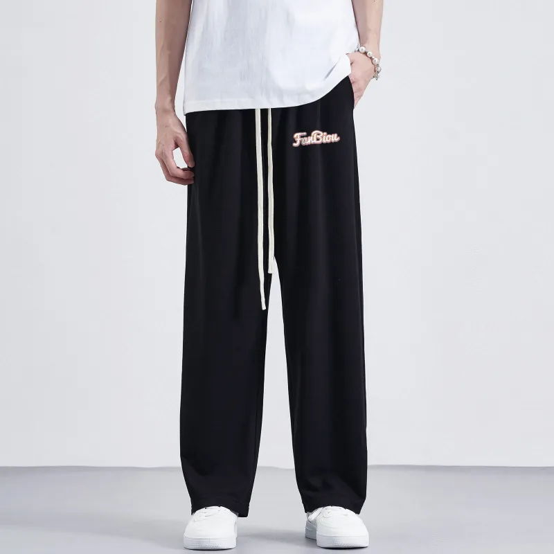 FANBIOU Casual Pants Unisex Black-3