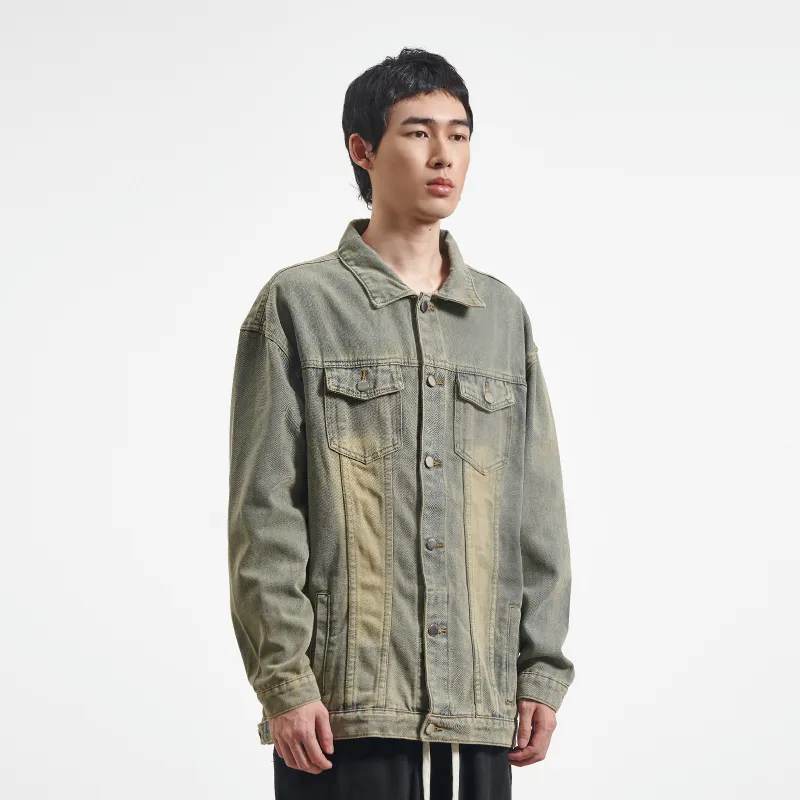 FANBIOU Jackets Unisex Yellow Mud-4