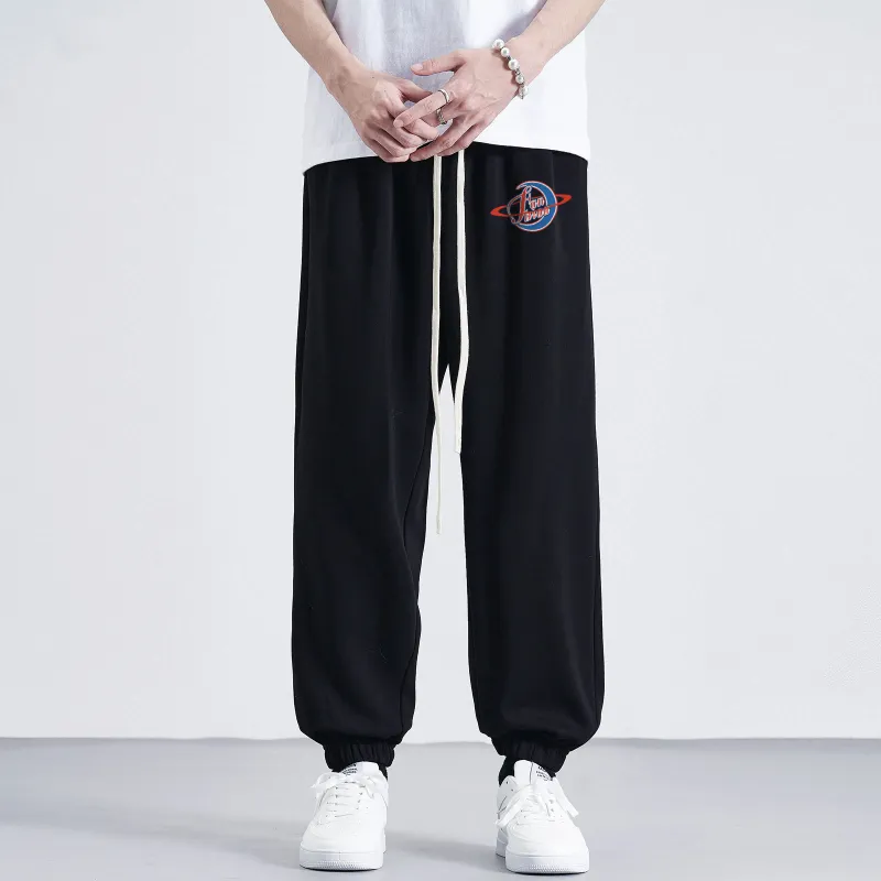 FANBIOU Casual Pants Unisex Black-2