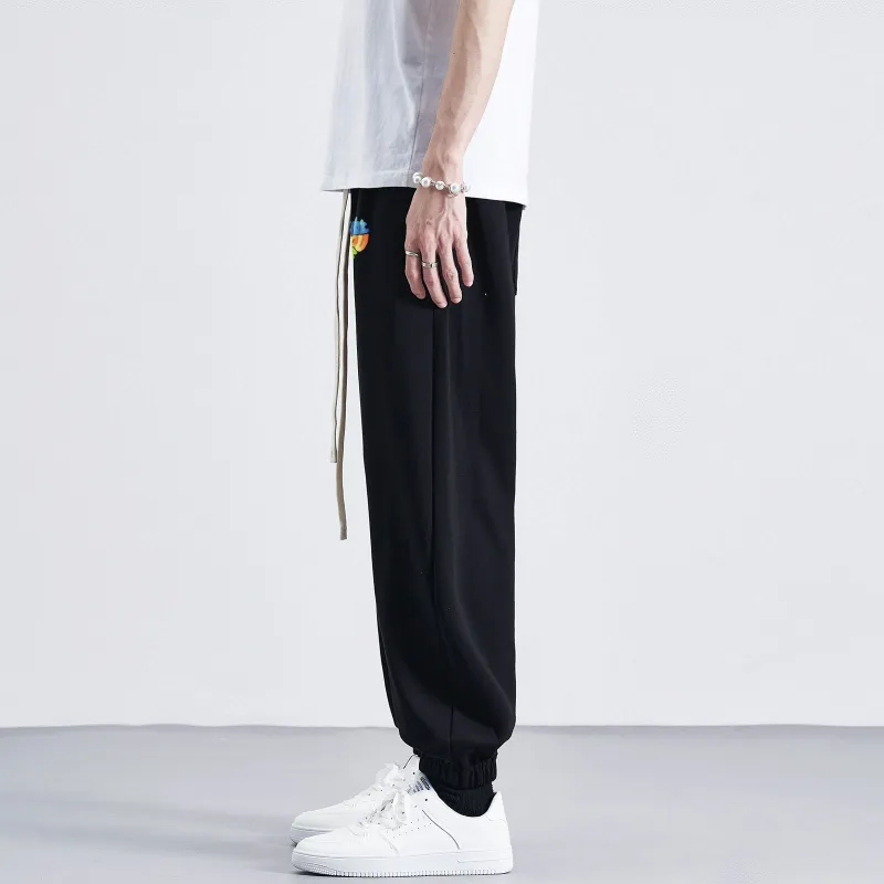 FANBIOU Casual Pants Unisex Black-3