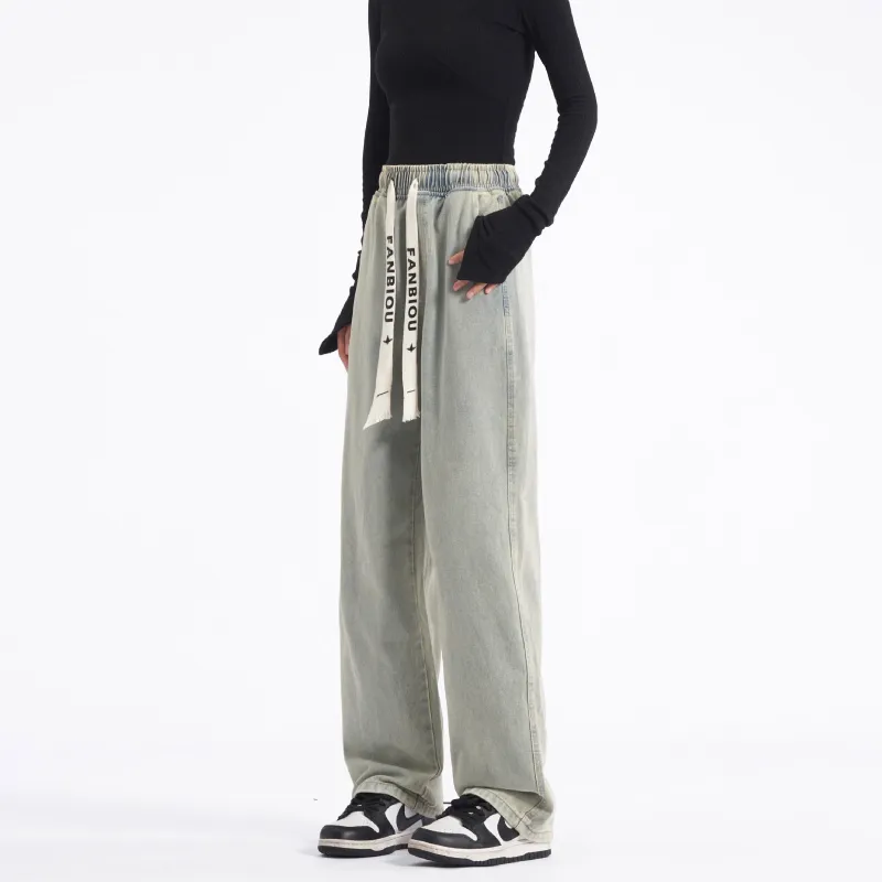 FANBIOU Jeans Unisex-4